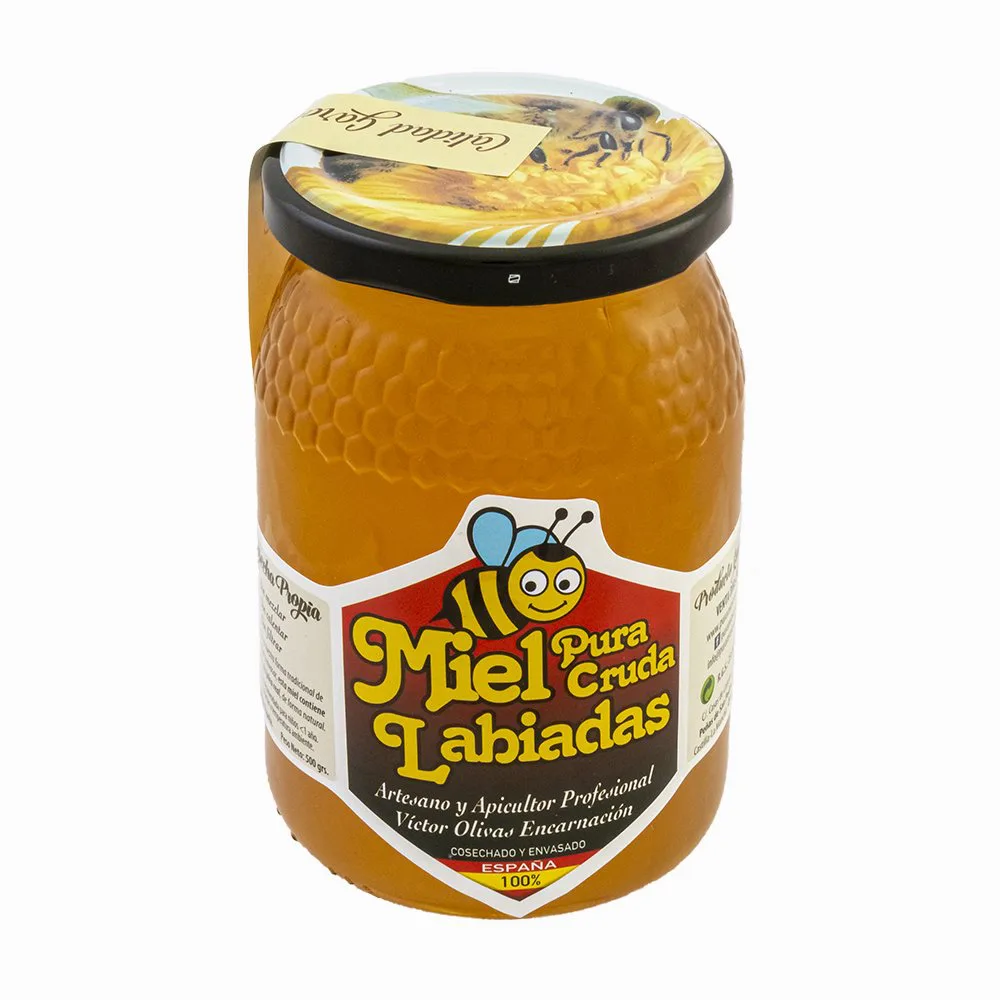 miel cruda de labiadas
