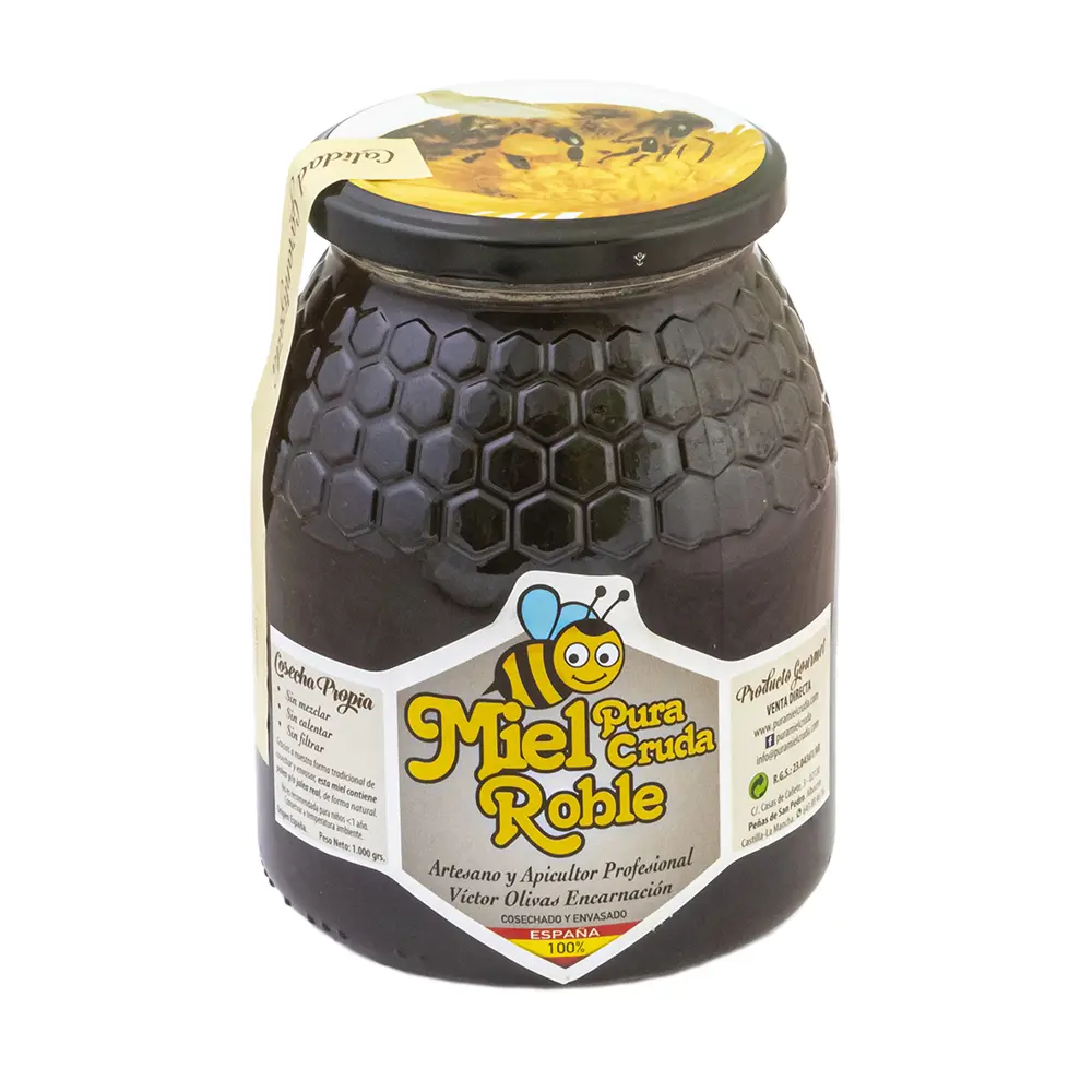 Miel cruda de roble - Imagen 2
