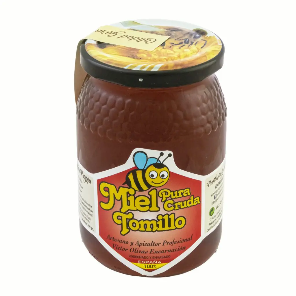 miel cruda de tomillo