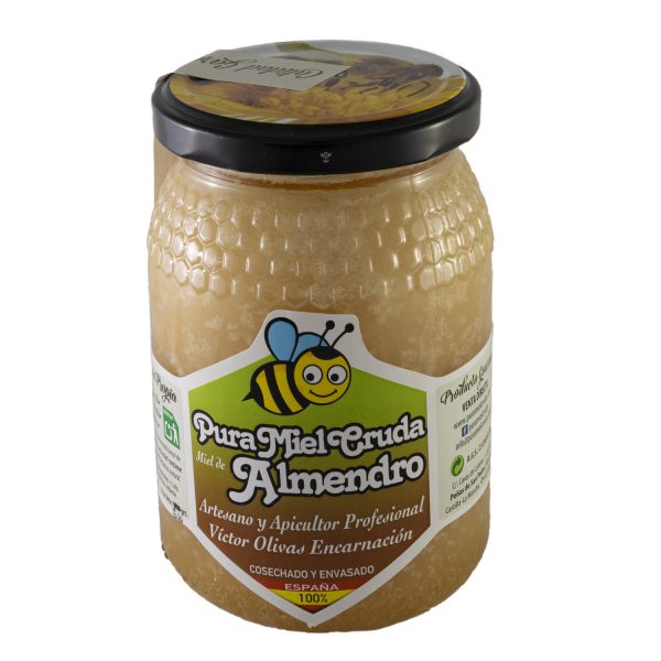 Pura miel cruda Almendro p.