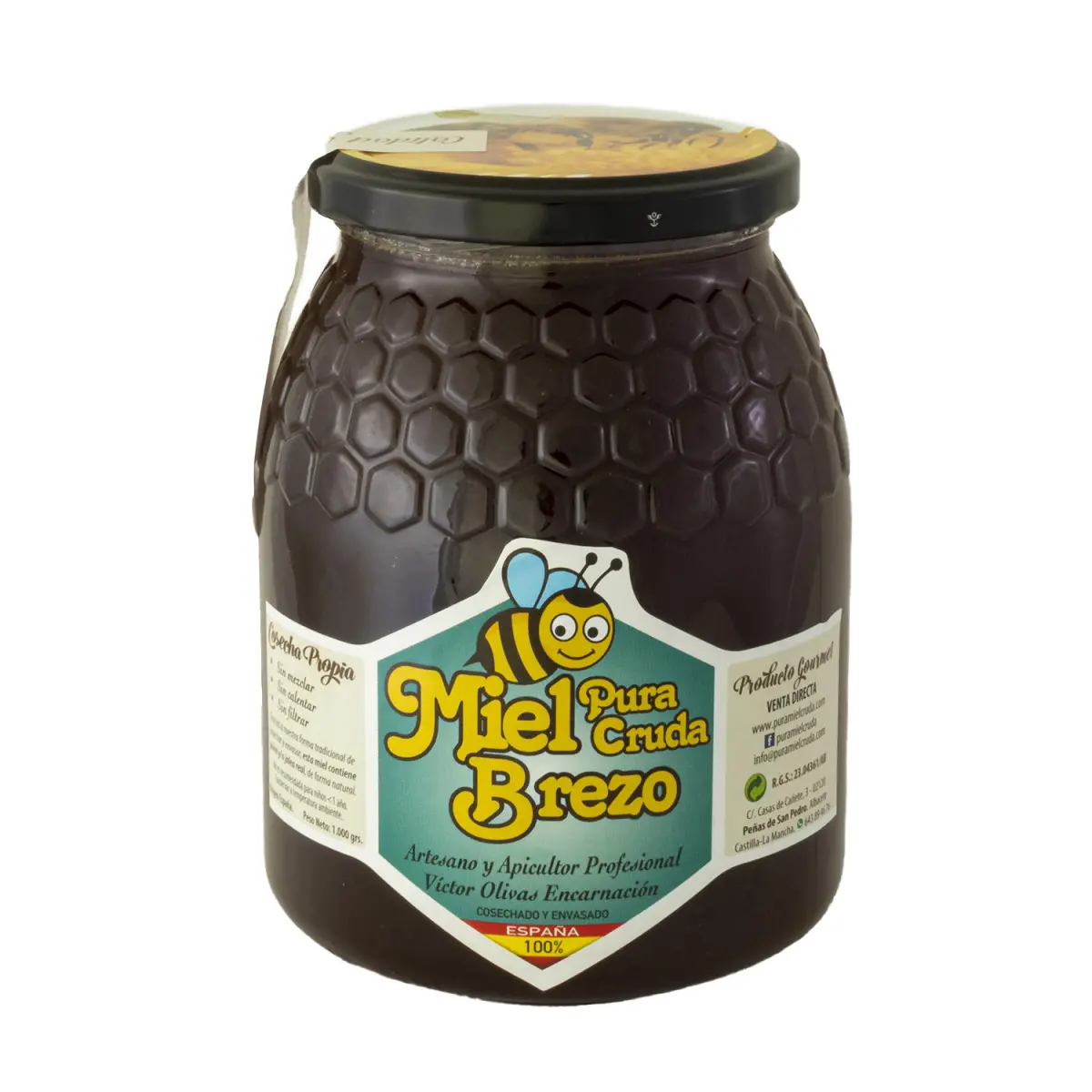 Miel cruda de brezo 2 Miel cruda de brezo - Imagen 2